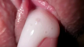 Excessively closeup sex in friend's fiance, niggardly creamy fuck increased by cum first of all spread pussy